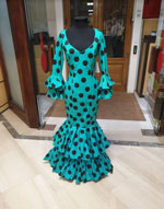 Flamenco Dress Outlet. Mod. Tango Verde Agua. Size 40 123.97€ #50760TANGOVRDAG40